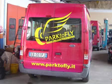 Dettaglio Allestimento Park to Fly